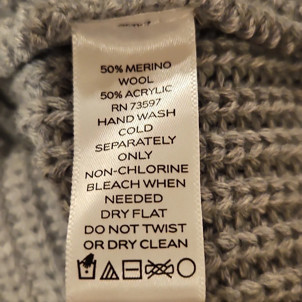 Martha Stewart Gray Sleeveless Knit Tunic Large Like New - Picture 10 of 10